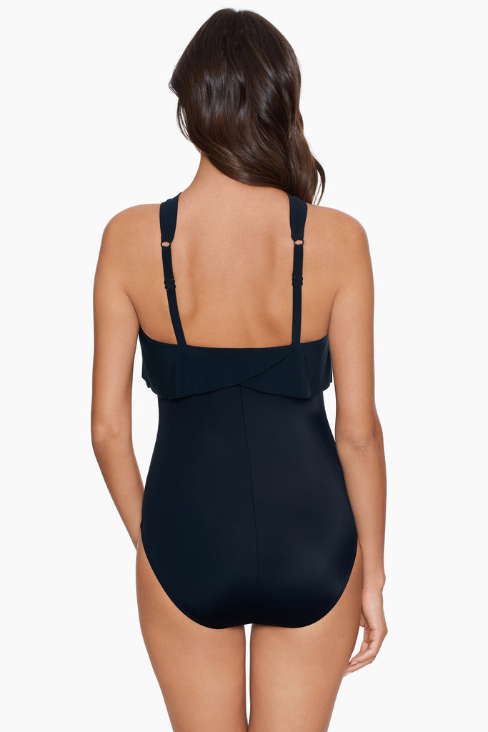 Full Straight One Piece Swimsuit
