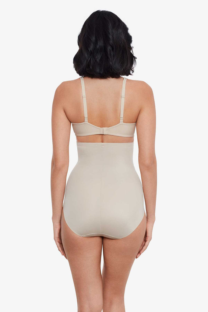 Back view of the beige Tummy Tuck High-Waisted Shaping Brief