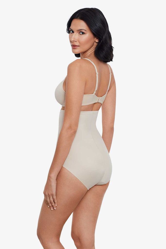 Beige Tummy Tuck High-Waisted Shaping Brief