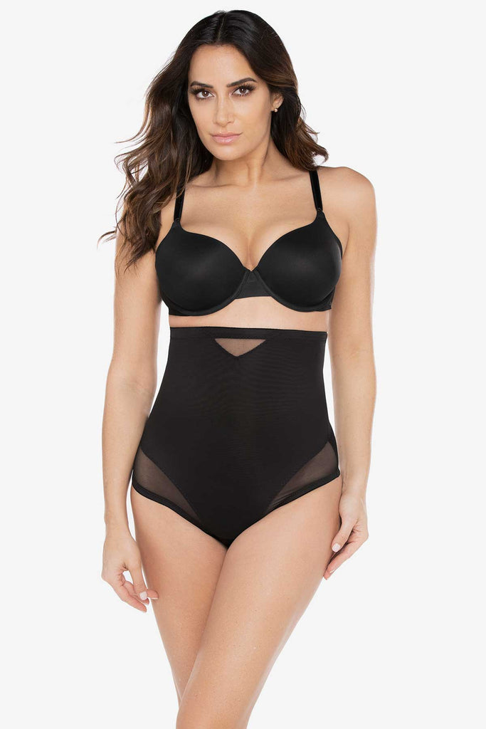 Miraclesuit Comfy Curves Body Briefer Black L (Women's 12-14) at