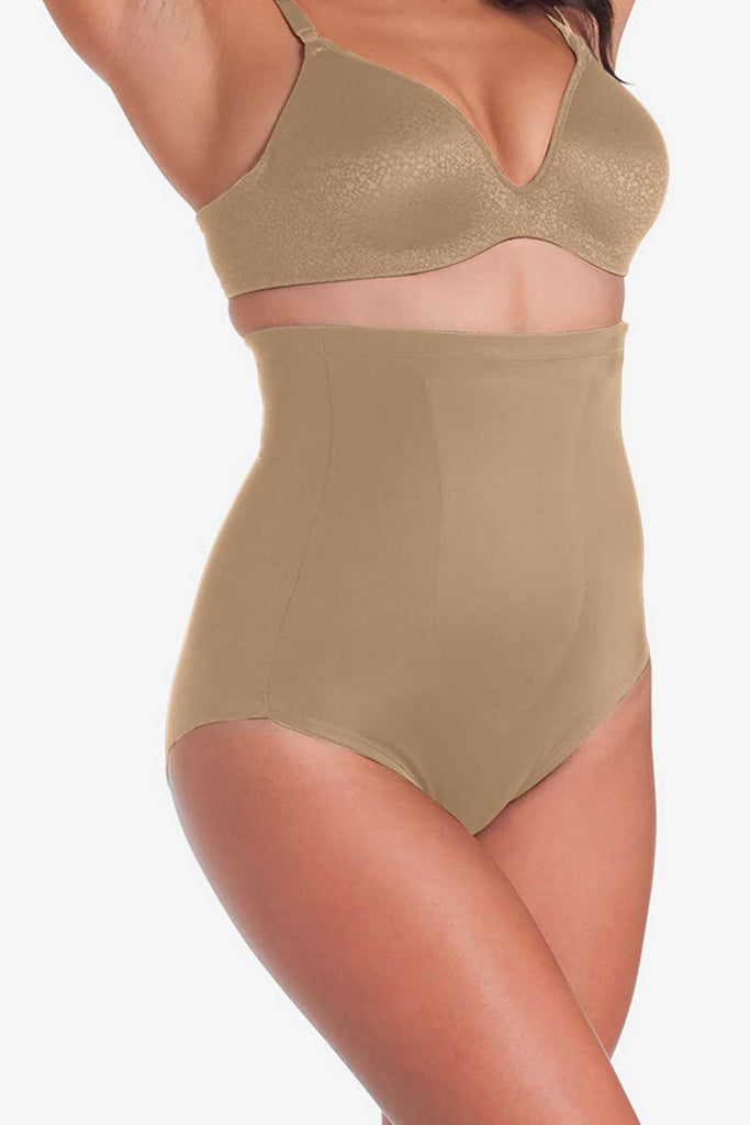 Women's Extra Firm Tummy-Control Shape Away High Waist Thigh Slimmer 2919  Miraclesuit Цвет: Nude- Nude 01; Размер: S купить от 10373 рублей в  интернет-магазине MALL