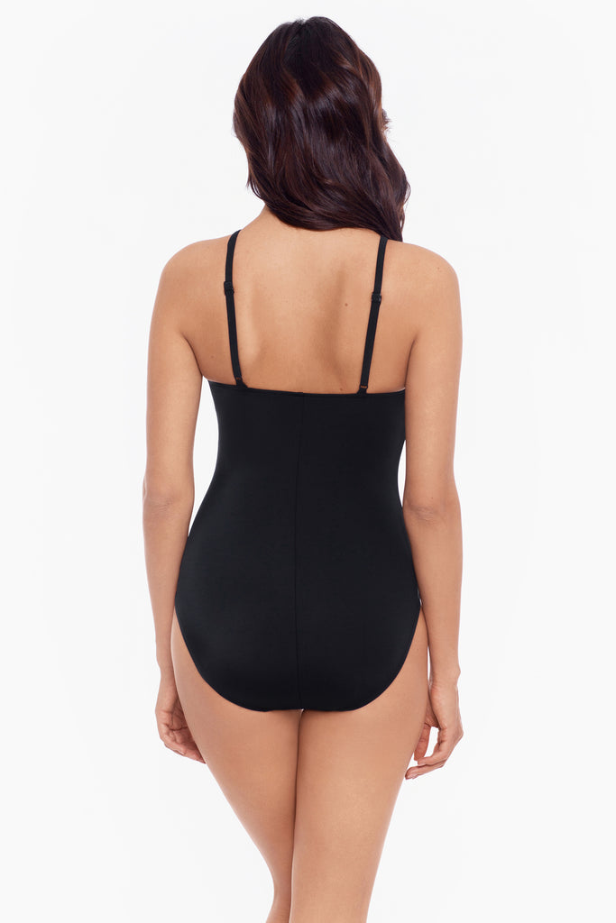 Back view of the Neon Nature Jill One Piece Swimsuit