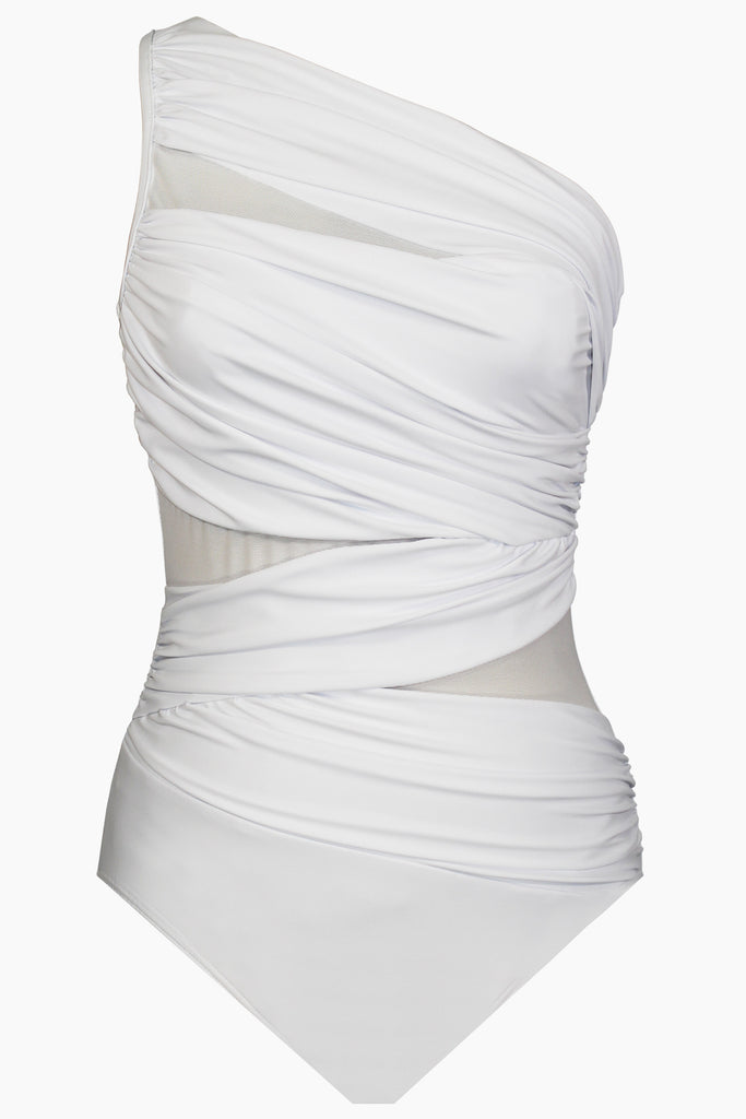 Stunning white one piece swimsuit
