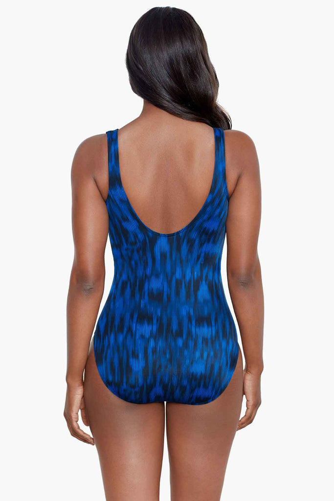 Back view of the Alhambra It's A Wrap One Piece Swimsuit