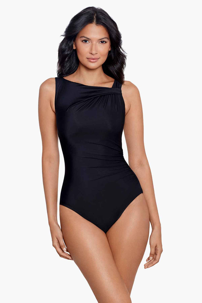 DreamShaper by Miracle Suit Daisy Mesh High Neck Tankini